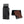 RFID Slim Wallet schwarz mit braunem Visitenkartenetui – edles Set für Business und Alltag