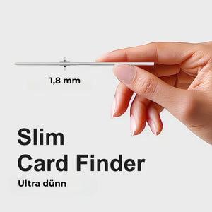 Ultra-dünner SPARTANHUB Card Finder mit 1,8 mm – perfekt für Slim Wallets und Geldbörsen
