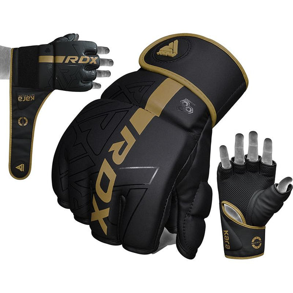 RDX MMA Handschuhe F6 Kara gold/schwarz