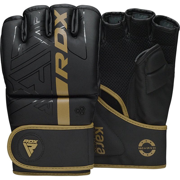 RDX MMA Handschuhe F6 Kara gold/schwarz