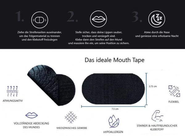 Mouth Tape Anleitung