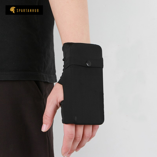 Jogginghandtasche für das Smartphone schwarz