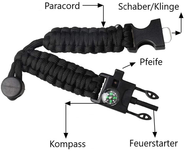 Survival Armband Funktionen